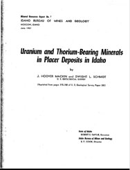 Mineral Resource Reports (MR): MR-7